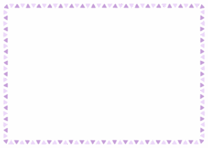 三角形のフレーム素材のフリーイラスト Clip art of triangle paper frame