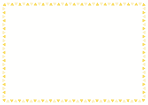 三角形のフレーム素材のフリーイラスト Clip art of triangle paper frame