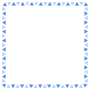 三角形の正方形フレーム素材のフリーイラスト Clip art of triangle square frame