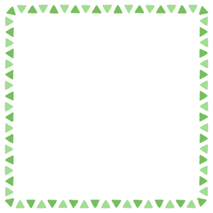 三角形の正方形フレーム素材のフリーイラスト Clip art of triangle square frame