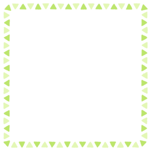 三角形の正方形フレーム素材のフリーイラスト Clip art of triangle square frame