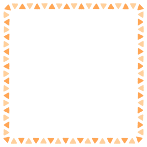 三角形の正方形フレーム素材のフリーイラスト Clip art of triangle square frame