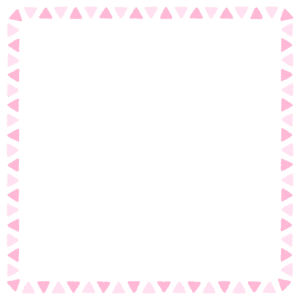 三角形の正方形フレーム素材のフリーイラスト Clip art of triangle square frame