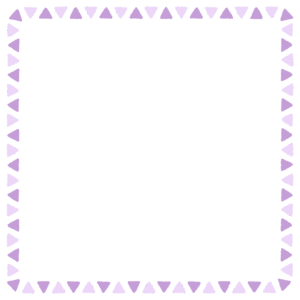 三角形の正方形フレーム素材のフリーイラスト Clip art of triangle square frame