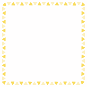 三角形の正方形フレーム素材のフリーイラスト Clip art of triangle square frame