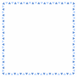 三角形の正方形フレーム素材のフリーイラスト Clip art of triangle square frame