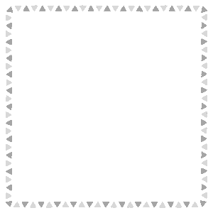三角形の正方形フレーム素材のフリーイラスト Clip art of triangle square frame