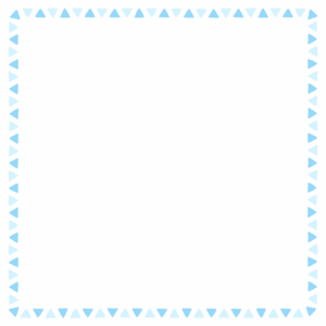 三角形の正方形フレーム素材のフリーイラスト Clip art of triangle square frame