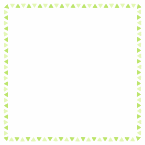三角形の正方形フレーム素材のフリーイラスト Clip art of triangle square frame