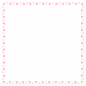 三角形の正方形フレーム素材のフリーイラスト Clip art of triangle square frame