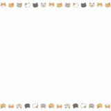 ネコの映像フレーム素材