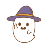 手を挙げるハロウィンおばけのフリーイラスト Clip art of halloween ghost raising hand