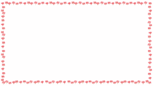 彼岸花の映像フレーム素材のフリーイラスト Clip art of higanbana video frame