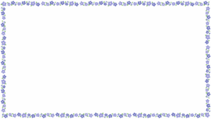 キキョウの映像フレーム素材のフリーイラスト Clip art of kikyou video frame
