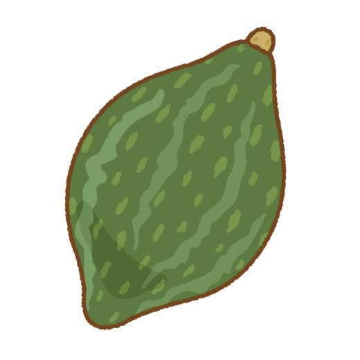 ラグビーボールカボチャのイラスト