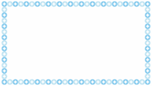 七宝文様の映像フレーム素材のフリーイラスト Clip art of shippou video frame