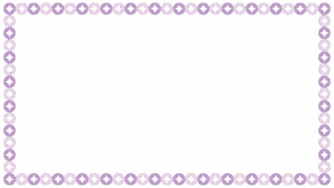 七宝文様の映像フレーム素材のフリーイラスト Clip art of shippou video frame