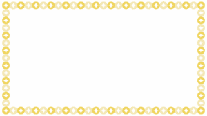 七宝文様の映像フレーム素材のフリーイラスト Clip art of shippou video frame