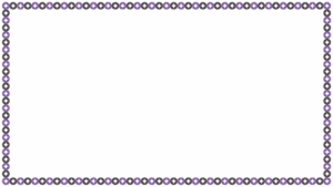 ハロウィンカラーの七宝文様の映像フレーム素材のフリーイラスト Clip art of halloween shippou video frame
