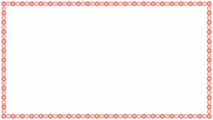 七宝文様の映像フレーム素材のフリーイラスト Clip art of shippou video frame
