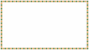 クリスマスカラーのアーガイル柄の映像フレーム素材のフリーイラスト Clip art of xmas argyle video frame