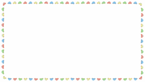 クルマの映像フレーム素材のフリーイラスト Clip art of cars video frame