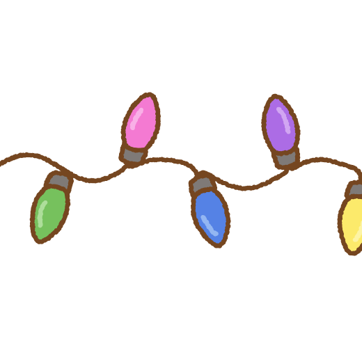 カラー電飾のイラスト