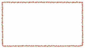 クランベリーの映像フレーム素材のフリーイラスト Clip art of cranberry video frame