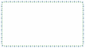 花の映像フレーム素材のフリーイラスト Clip art of flower video frame