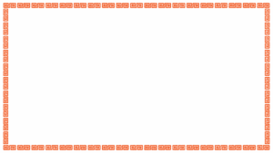 雷紋の映像フレーム素材のフリーイラスト Clip art of raimon video frame