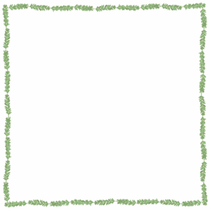 ローズマリーの正方形フレーム素材のフリー素材 Clip art of rosemary square frame