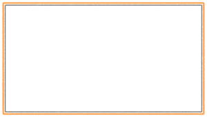 ハロウィンカラーのシンプルな映像フレーム素材のフリーイラスト Clip art of halloween simple video frame