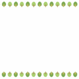 木の映像フレーム素材のフリーイラスト Clip art of tree video frame
