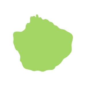 屋久島の地図のフリーイラスト Clip art of yakushima-island map