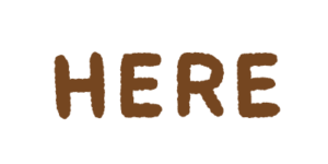 「HERE」の文字