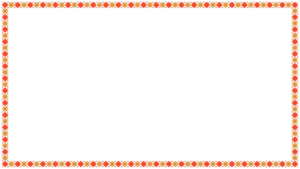 紅白金のアーガイル柄の映像フレーム素材のフリーイラスト Clip art of kouhakukin argyle video frame