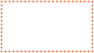 紅白金のアーガイル柄の映像フレーム素材のフリーイラスト Clip art of kouhakukin argyle video frame