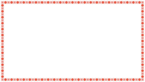 バレンタインカラーのアーガイル柄の映像フレーム素材のフリーイラスト Clip art of valentine argyle video frame