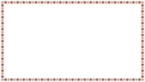 バレンタインカラーのアーガイル柄の映像フレーム素材のフリーイラスト Clip art of valentine argyle video frame