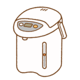 電気ポットのイラスト