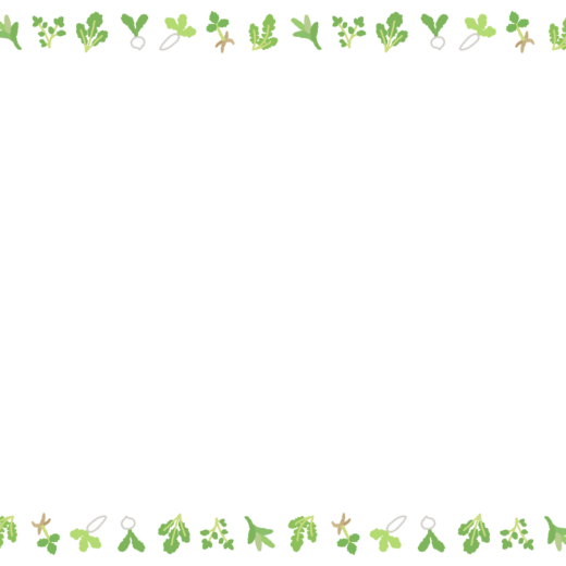 春の七草のフレーム素材