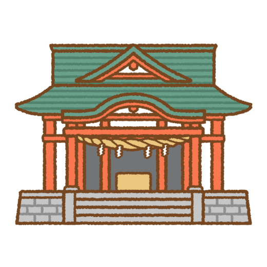 神社のイラスト