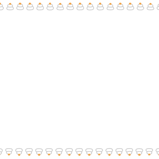 鏡餅の映像フレーム素材