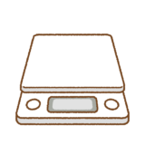 キッチンスケールのイラスト