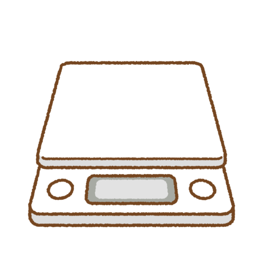 キッチンスケールのイラスト