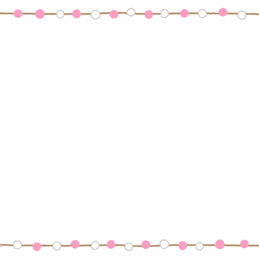 餅花のフレーム素材