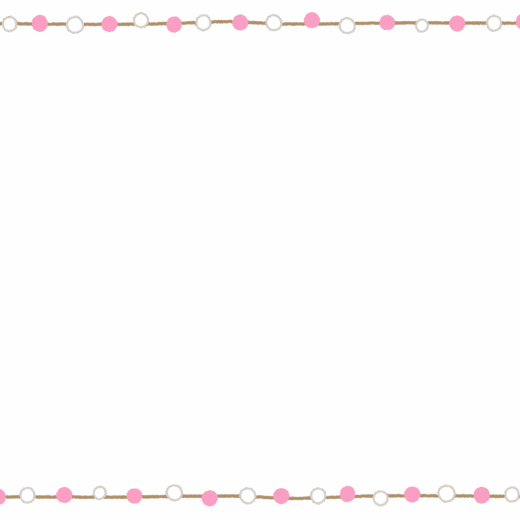 餅花の映像フレーム素材