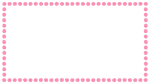 お花紙の映像フレーム素材のフリーイラスト Clip art of ohanagami video frame