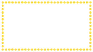 お花紙の映像フレーム素材のフリーイラスト Clip art of ohanagami video frame