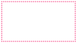 お花紙の映像フレーム素材のフリーイラスト Clip art of ohanagami video frame